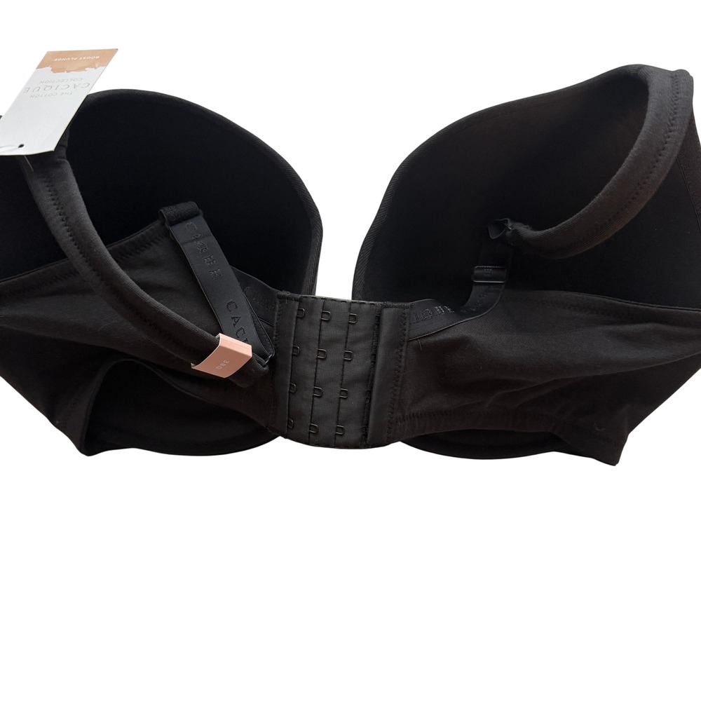 Cacique Black Boost Plunge T-Shirt Bra NWT Size 38G - Picture 7 of 10